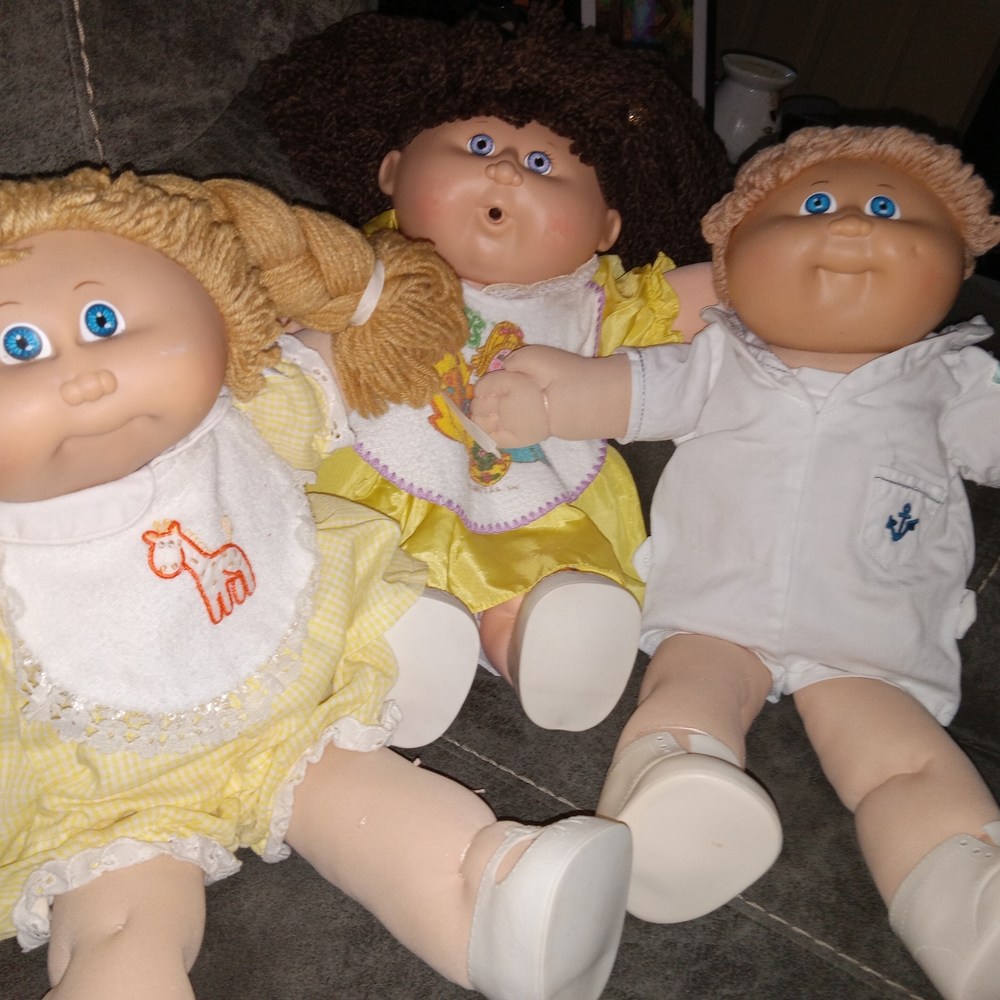 Yellow and Brown Plush Doll Set with Accessories